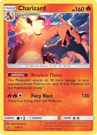 Charizard (Let's Play, Eevee!) (003/070) [Deck Exclusives] - Rare