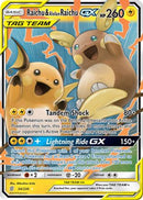 Raichu & Alolan Raichu GX (054/236) [SM  Unified Minds] Holofoil - Ultra Rare