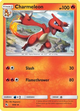 Charmeleon (008/68) [Hidden Fates] - Uncommon