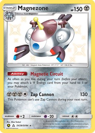Magnezone (SV29/94) [Hidden Fates Shiny Vault] Holofoil - Shiny Holo Rare