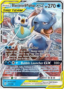 Blastoise & Piplup GX (038/236) [SM  Cosmic Eclipse] Holofoil - Ultra Rare