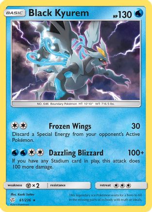Black Kyurem (061/236) [SM  Cosmic Eclipse] Holofoil - Holo Rare