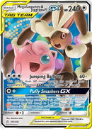 Mega Lopunny & Jigglypuff GX (165/236) [SM  Cosmic Eclipse] Holofoil - Ultra Rare