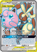 Mega Lopunny & Jigglypuff GX (Full Art) (225/236) [SM  Cosmic Eclipse] Holofoil - Ultra Rare