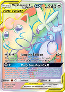 Mega Lopunny & Jigglypuff GX (Secret) (261/236) [SM  Cosmic Eclipse] Holofoil - Secret Rare