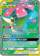 Venusaur & Snivy GX (Full Art) (210/236) [SM  Cosmic Eclipse] Holofoil - Ultra Rare