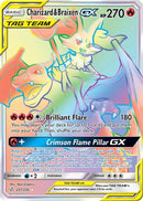 Charizard & Braixen GX (Secret) (251/236) [SM  Cosmic Eclipse] Holofoil - Secret Rare