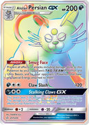 Alolan Persian GX (Secret) (257/236) [SM  Cosmic Eclipse] Holofoil - Secret Rare