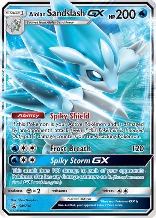 Alolan Sandslash GX - SM236 (SM236/248) [SM Promos] Holofoil - Promo