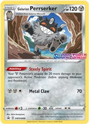 Galarian Perrserker - SWSH008 (Prerelease) (SWSH008/307) [SWSH Sword & Shield Promo Cards] Holofoil - Promo