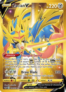 Zacian V (Secret) (211/202) [SWSH01 Sword & Shield Base Set] Holofoil - Secret Rare