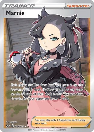 Marnie (Full Art) (200/202) [SWSH01 Sword & Shield Base Set] Holofoil - Ultra Rare