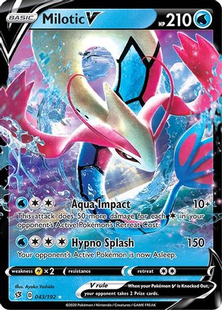 Milotic V (043/192) [SWSH02 Rebel Clash] Holofoil - Ultra Rare