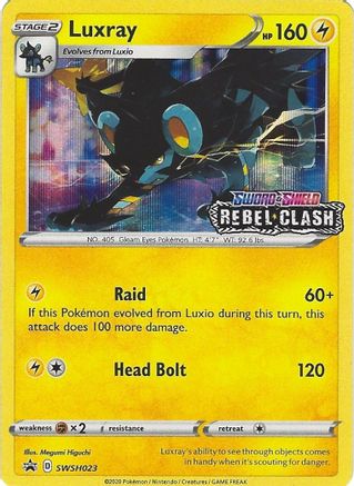 Luxray (Prerelease) (SWSH023/307) [SWSH Sword & Shield Promo Cards] Holofoil - Promo