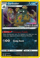 Garbodor - SWSH025 (Prerelease) [Staff] (SWSH025) [SWSH Sword & Shield Promo Cards] Holofoil - Promo