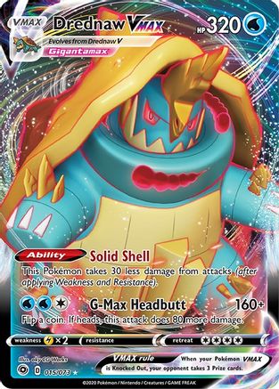 Drednaw VMAX (015/73) [Champions Path] Holofoil - Ultra Rare