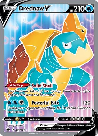 Drednaw V (Full Art) (069/73) [Champions Path] Holofoil - Ultra Rare