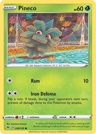 Pineco (008/185) [SWSH04 Vivid Voltage] - Common