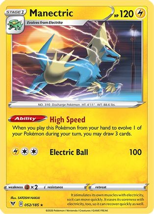Manectric (052/185) [SWSH04 Vivid Voltage] Reverse Holofoil - Rare