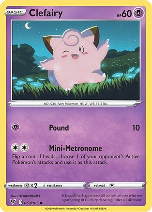Clefairy (063/185) [SWSH04 Vivid Voltage] - Common
