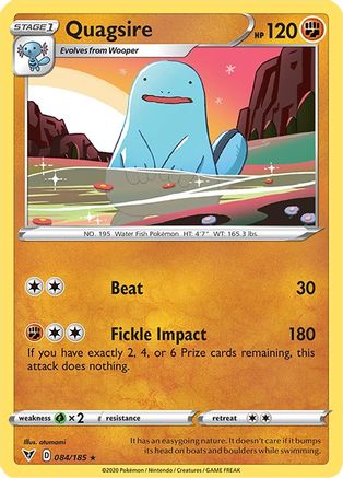 Quagsire (084/185) [SWSH04 Vivid Voltage] Reverse Holofoil - Rare