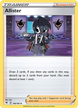 Allister (146/185) [SWSH04 Vivid Voltage] Reverse Holofoil - Uncommon