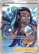 Nessa (Full Art) (183/185) [SWSH04 Vivid Voltage] Holofoil - Ultra Rare