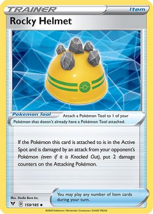 Rocky Helmet (159/185) [SWSH04 Vivid Voltage] Reverse Holofoil - Uncommon