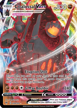 Coalossal VMAX (099/185) [SWSH04 Vivid Voltage] Holofoil - Ultra Rare