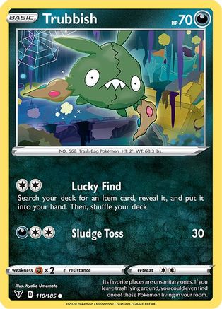 Trubbish (110/185) [SWSH04 Vivid Voltage] Reverse Holofoil - Common