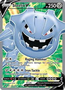 Steelix V (Full Art) (176/185) [SWSH04 Vivid Voltage] Holofoil - Ultra Rare