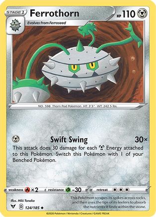 Ferrothorn (124/185) [SWSH04 Vivid Voltage] - Uncommon