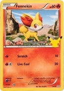 Fennekin (014/25) [McDonalds 25th Anniversary Promos] Holofoil - Promo