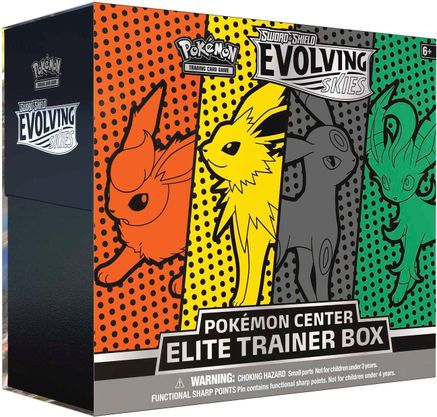 Evolving Skies Pokemon Center Elite Trainer Box [Jolteon/Flareon/Umbreon/Leafeon] (Exclusive)