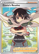 Zinnia's Resolve (Full Art) (203/203) [SWSH07 Evolving Skies] Holofoil - Ultra Rare