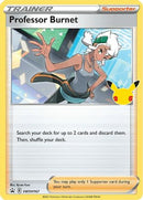 Professor Burnet (25th Anniversary Stamp) (SWSH167) [SWSH Sword & Shield Promo Cards] - Promo