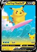 Surfing Pikachu V (008/25) [Celebrations] Holofoil - Ultra Rare