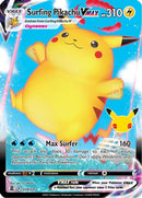 Surfing Pikachu VMAX (009/25) [Celebrations] Holofoil - Ultra Rare
