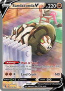 Sandaconda V (Alternate Full Art) (252/264) [SWSH08 Fusion Strike] Holofoil - Ultra Rare