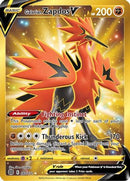 Galarian Zapdos V (Secret) (182/172) [SWSH09 Brilliant Stars] Holofoil - Secret Rare