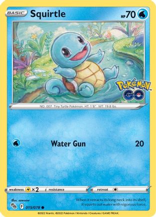 Squirtle (015/78) [Pokemon GO] - Common