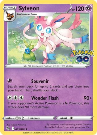 Sylveon (035/78) [Pokemon GO] Reverse Holofoil - Holo Rare