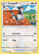 Tranquill (062/78) [Pokemon GO] Reverse Holofoil - Common