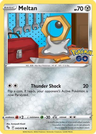 Meltan (045/78) [Pokemon GO] Reverse Holofoil - Common