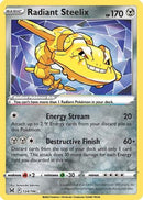 Radiant Steelix (124/196) [SWSH11 Lost Origin] Holofoil - Radiant Rare