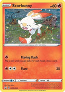 Scorbunny (Cosmos Holo) (SWSH244/307) [SWSH Sword & Shield Promo Cards] Holofoil - Promo