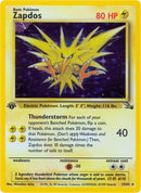 Zapdos (015/62) [Fossil] 1st Edition Holofoil - Holo Rare