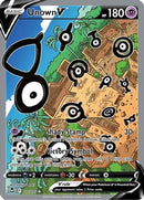 Unown V (Alternate Full Art) (177/195) [SWSH12 Silver Tempest] Holofoil - Ultra Rare
