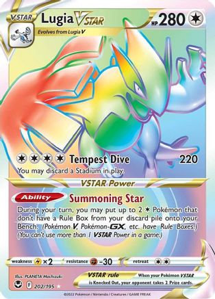 Lugia VSTAR (Secret) (202/195) [SWSH12 Silver Tempest] Holofoil - Secret Rare
