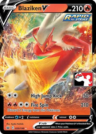 Blaziken V (20) [Prize Pack Series Cards] Holofoil - Ultra Rare